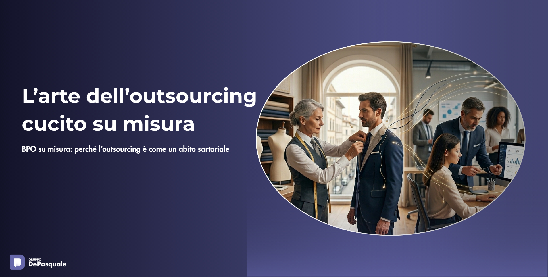 L'arte dell'outsourcing cucito su misura